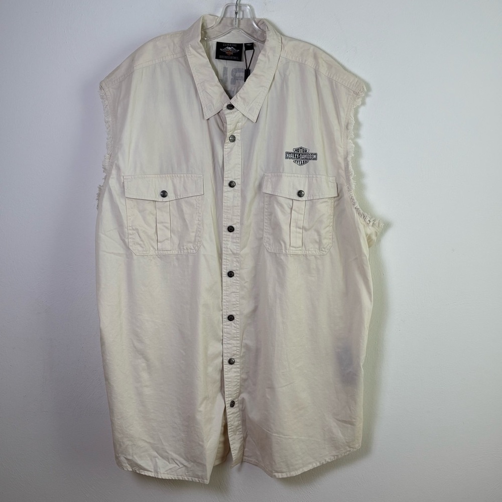 HARLEY-DAVIDSON Sleeveless Shirt 4XL New with Tags - Picture 8 of 11